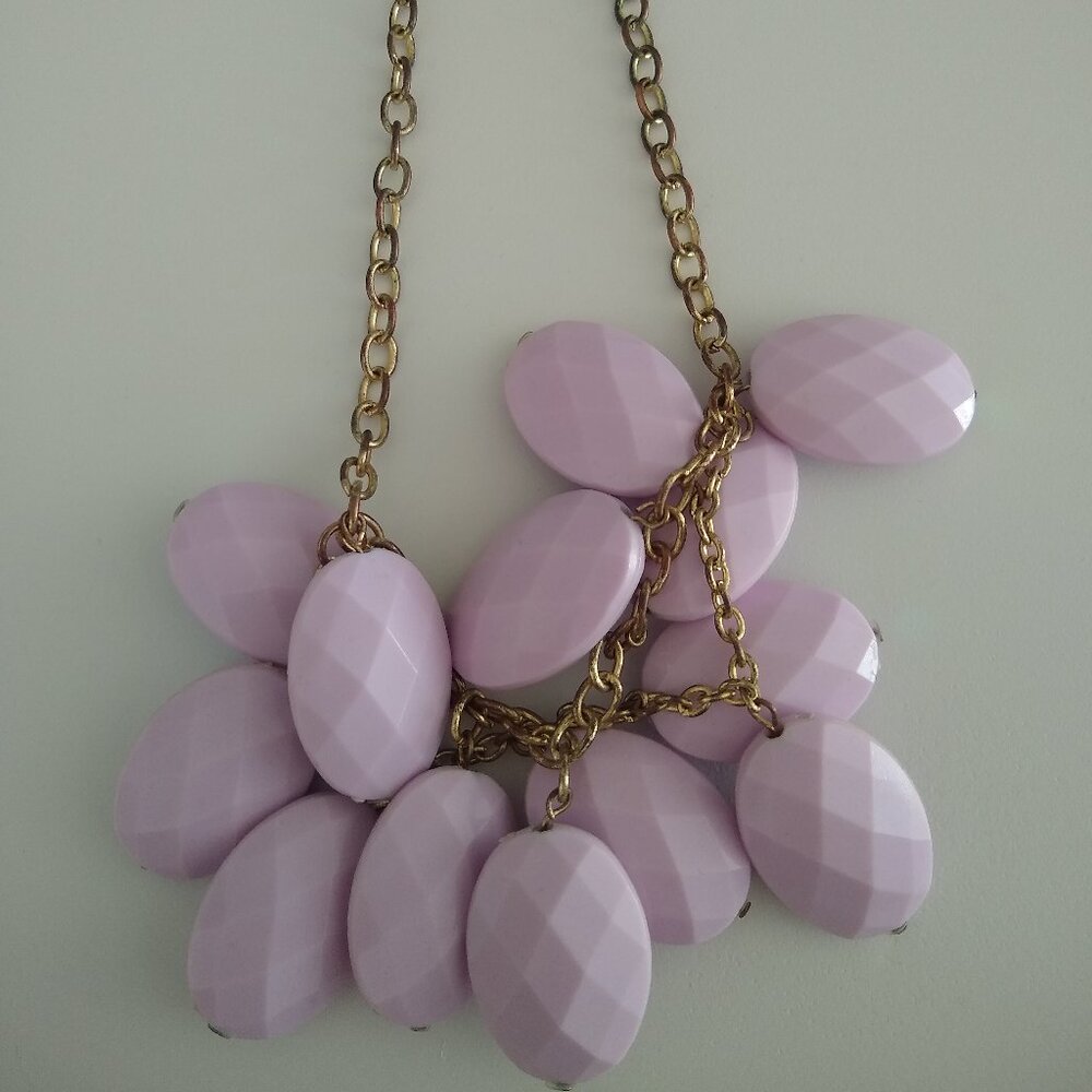 Purple Chunk Necklace